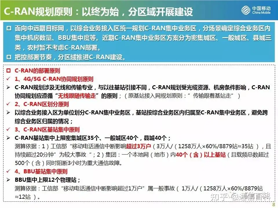 4G/5G CRAN组网方案及建设原则