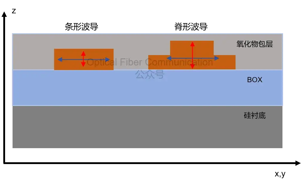 条形波导与脊形波导